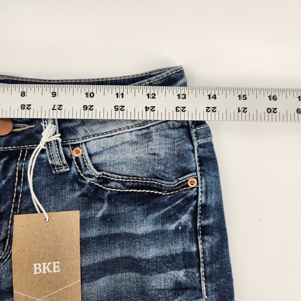 BKE Stella Jeans Womens 26 x 33 1/2 Stretch Denim Bootcut Medium Wash - Picture 15 of 16